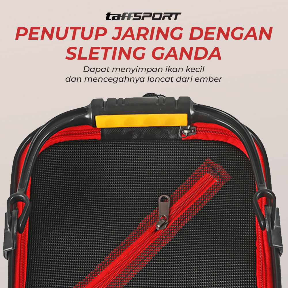 Gambar produk TaffSPORT Ember Lipat Mancing Ikan Folding Bucket Handle - WF126