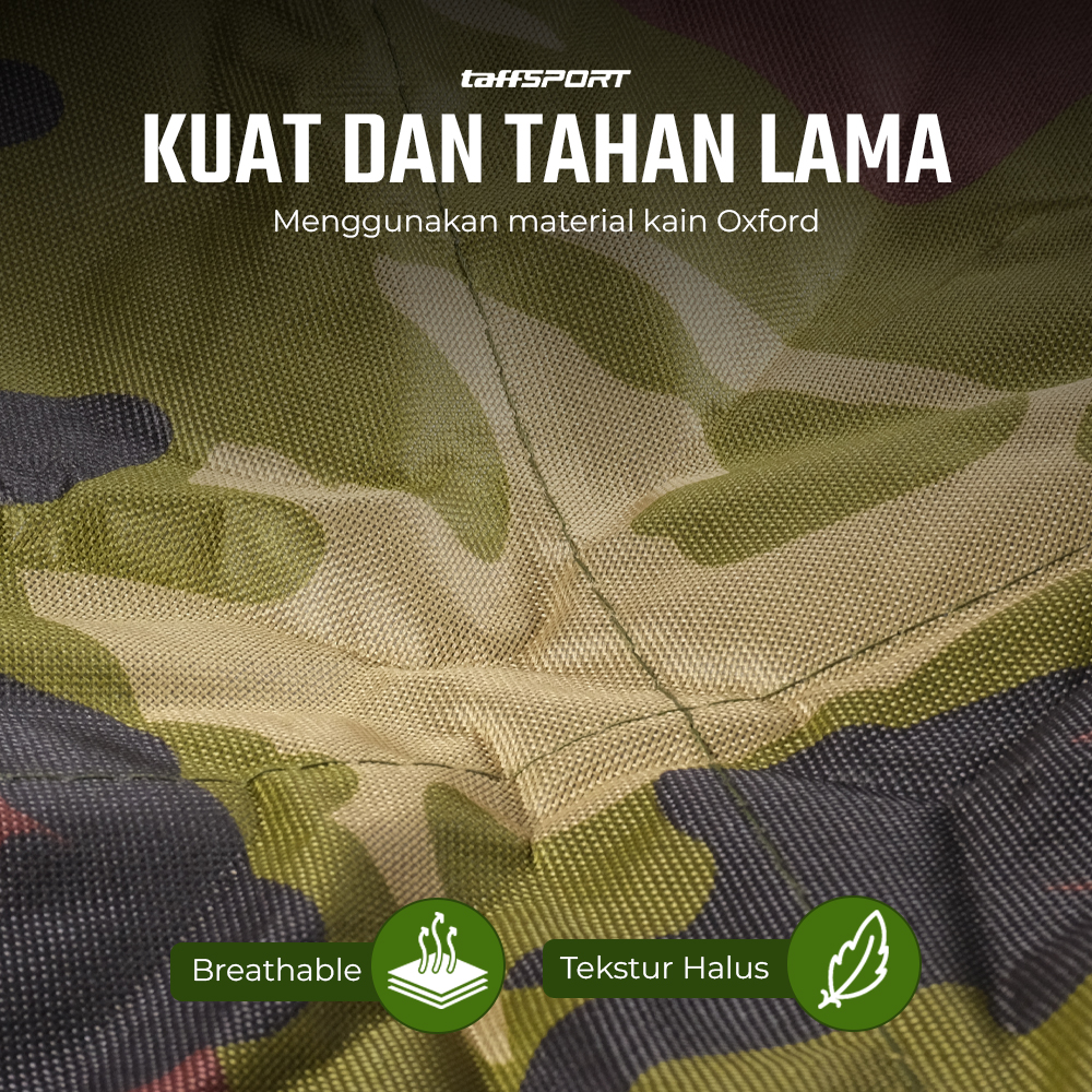 Gambar produk TaffSPORT Kursi Lipat Portable Memancing Outdoor Fishing Chair L 38x38x65cm - AAN147