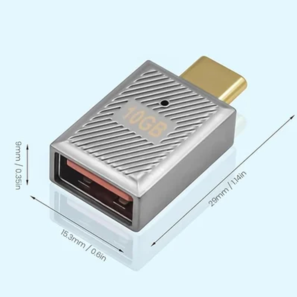 Gambar produk Rebre OTG USB 3.1 to Type C Adapter Converter Fast Charge 10Gbps 120W - RB12