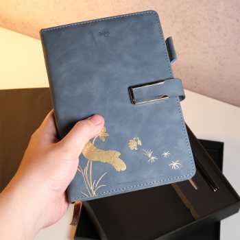 Gambar produk Toddi Set Buku Jurnal Leather Notebook Diary 80GSM 200 Halaman - JG663