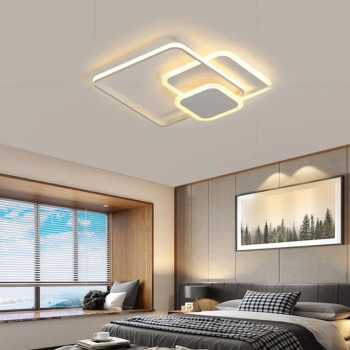 TANE Lampu Plafon LED Minimalist Nordic Dimmable 3 Color 72W - TN48