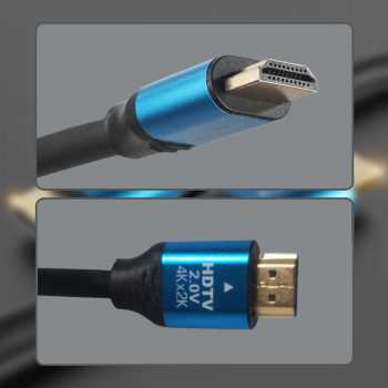 Gambar produk High Speed HDMI to HDMI Cable OD7.3mm Gold Plated 4K 5M