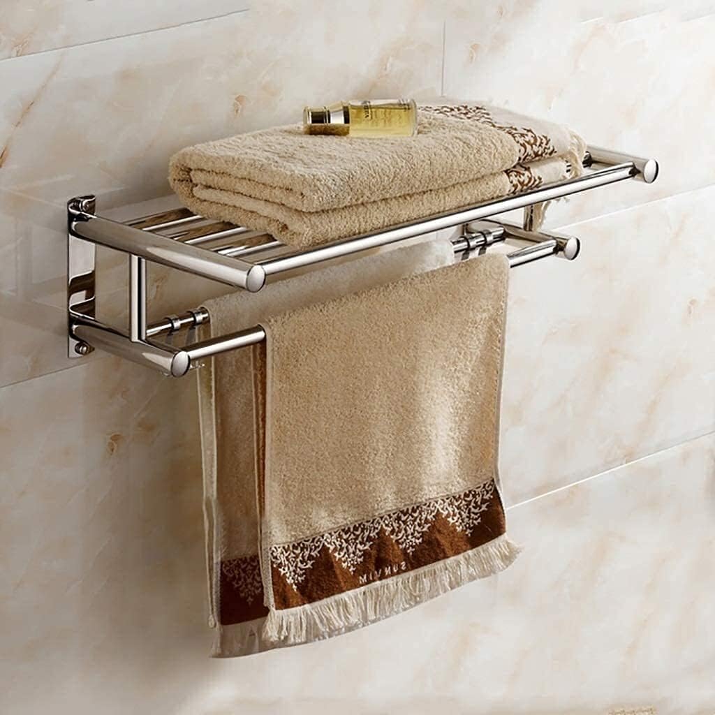 Gambar produk EEND Rak Kamar Mandi Shelf Towel Rack Single Layer Stainless Steel 201 58cm - E-201