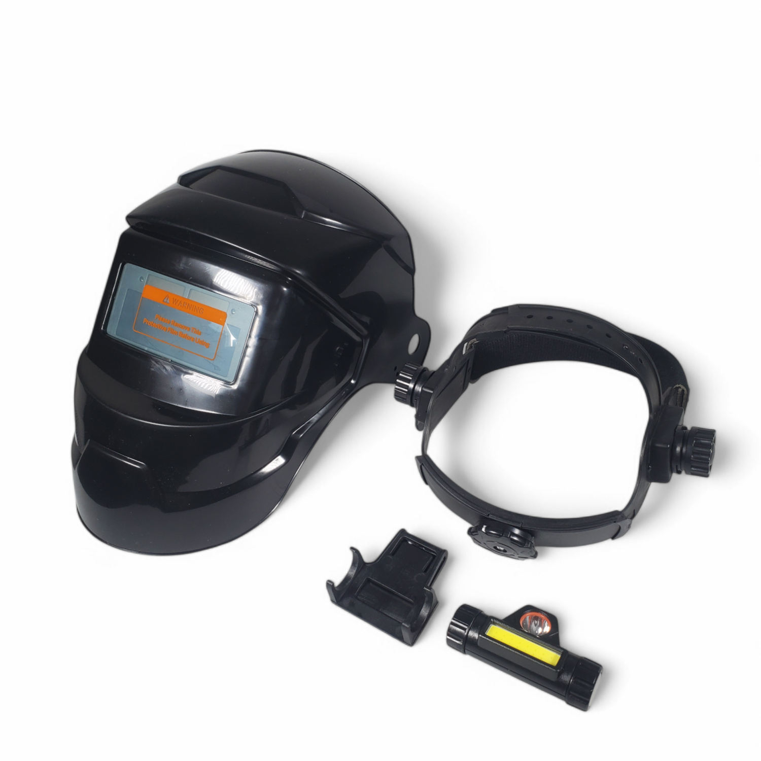 Gambar produk CLYNE Helm Las Otomatis Auto Dimming True Color Welding Mask with LED - CL281