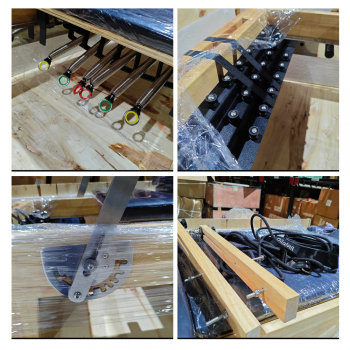 Gambar produk XIMIJI Pilates Reformer Rubber Wood Core Bed No-Joint - F03