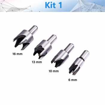 Gambar produk NEWONE Mata Bor Hole Punch Drill Bit Claw Type 6-16mm 4 PCS - HL-120701