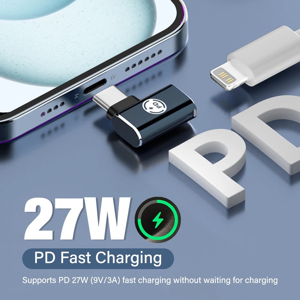 Gambar produk NEPHY OTG USB Type C Male to Lightning Female Fast Charge 27W 480Mbps - NP27