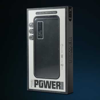 Gambar produk PINZHENG Power Bank 20000mAh 3in1 Cable Fast Charging Dual USB Port - A87