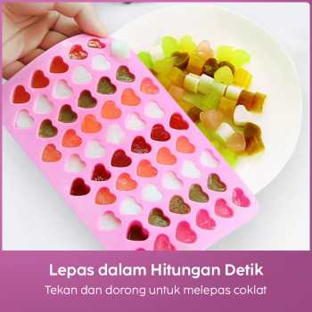 Gambar produk Winzwon Cetakan Coklat Es Batu Ice Cube Tray Mold Model Love - HP816