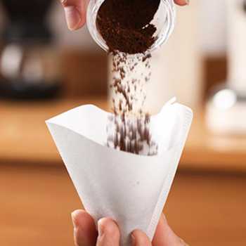 Gambar produk One Two Cups Kertas Saringan Kopi Filter Paper V60 1-2 Cup 100 PCS - KHM07