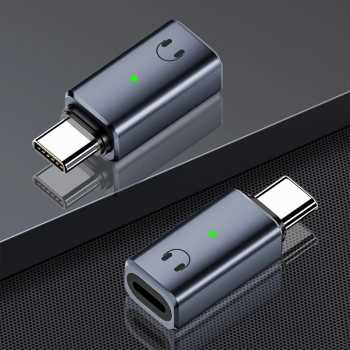 KOVVO OTG Type-C Male to Lightning Female iPhone Earpods Adapter - KV-15