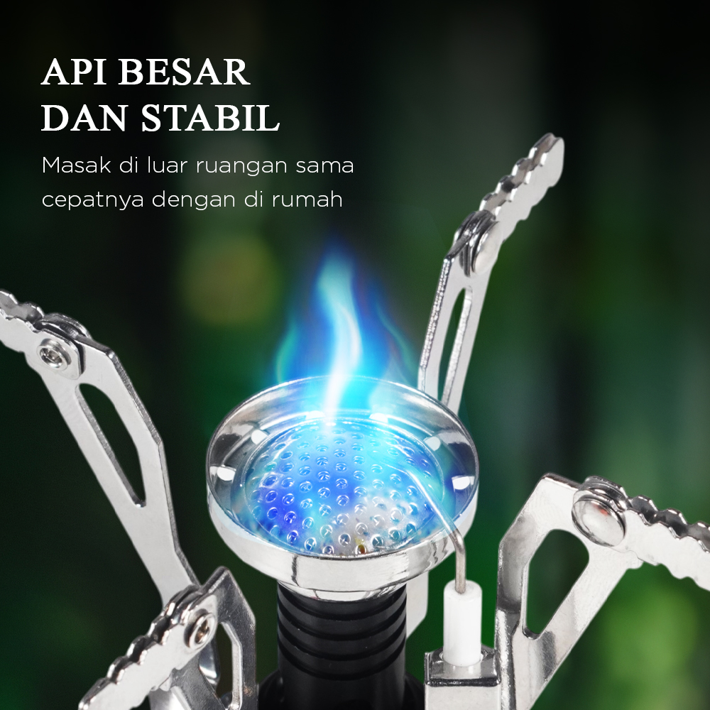 Gambar produk LIXADA Kompor Gas Portable Mini Lipat Outdoor Ultralight Camping Stove - SL-0102
