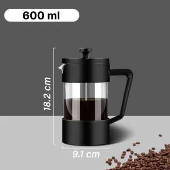 Gambar produk GIANXI French Press Manual Coffee Maker Pot Stainless Steel 304 600ml - GX304