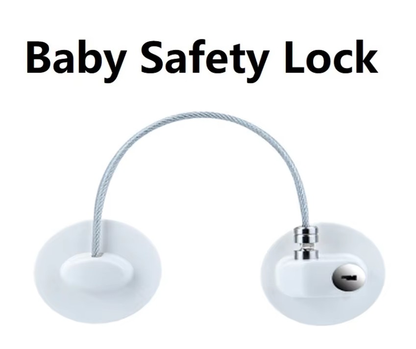 EUDEMON Kunci Pengaman Pintu Kulkas Multifungsi Adhesive Safety Lock - F3Q Gambar produk EUDEMON Kunci Pengaman Pintu Kulkas Multifungsi Adhesive Safety Lock - F3Q - 1