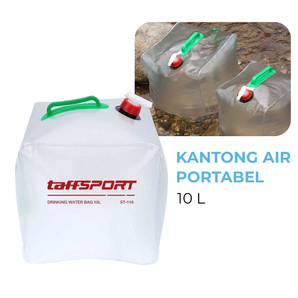 Gambar produk TaffSPORT Kantong Air Portable Camping Water Storage 10L - ST-116