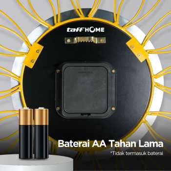 Gambar produk TaffHOME Jam Dinding Quartz Iron Luxury European Style 50.5cm - SFB5