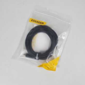 Gambar produk ESSAGER Kabel Data USB Type C to USB Type C Multifungsi LED 5A 100W 2M - ES-X28