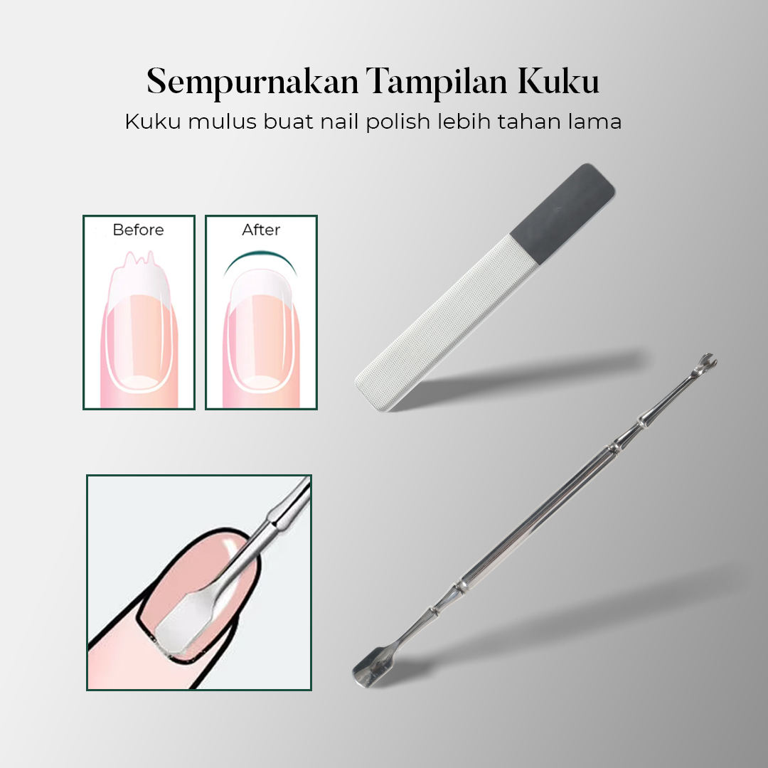 Gambar produk QILIZUO Set Gunting Kuku Manicure Pedicure Nail Art 9 PCS - 309