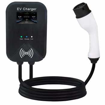 Gambar produk IPENGEN Charger Mobil Listrik EV Swipe Card Type 2 Female 16A 11kW 3 Phase - PG01