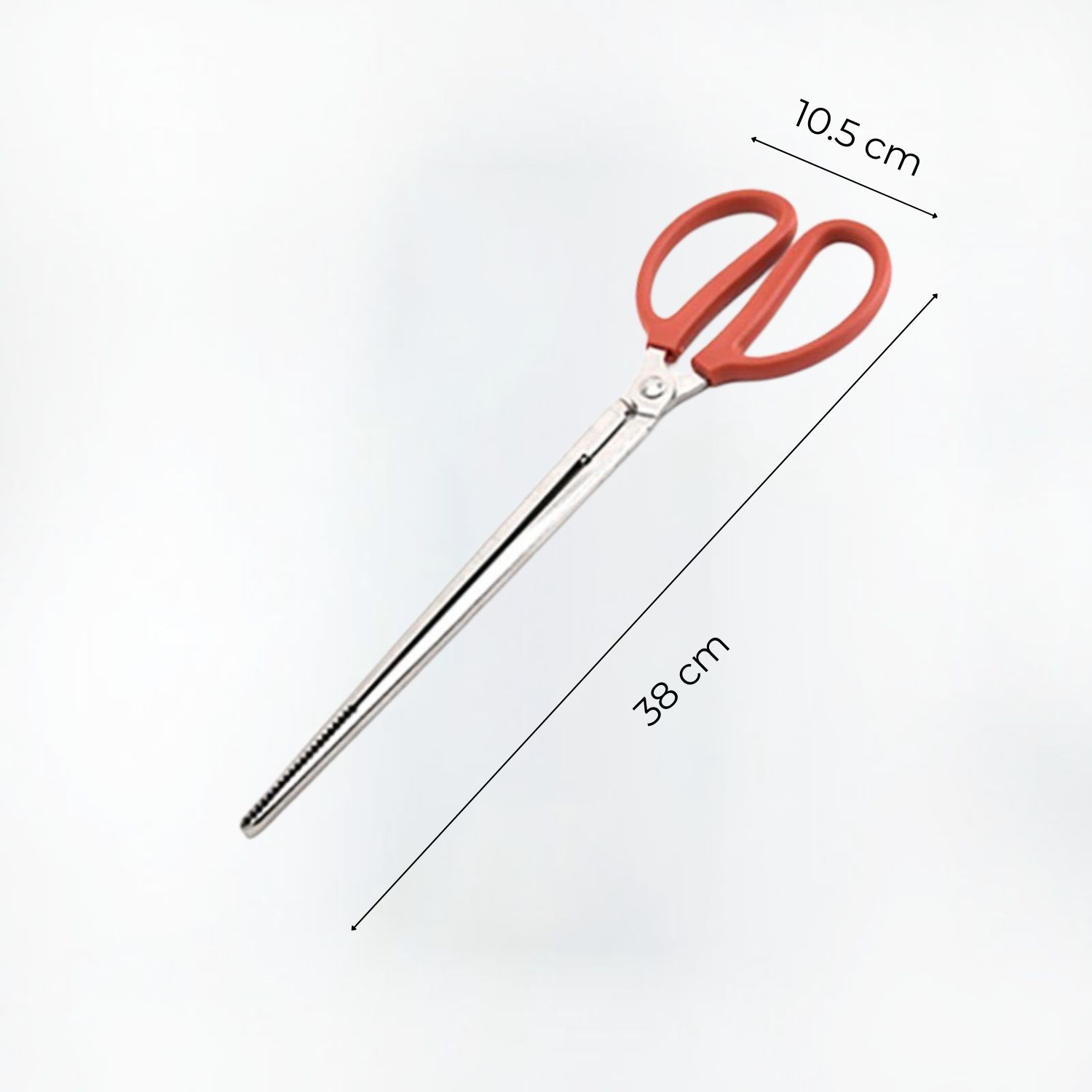 Gambar produk HOUSEEN Crab Tongs Gunting Capit Pengambil Kepiting 38cm Flat - CT1716