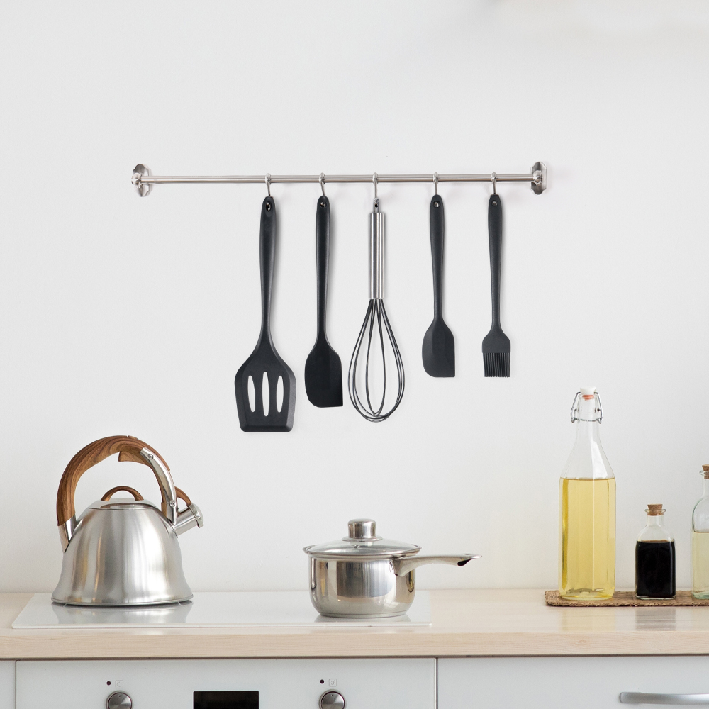 Gambar produk GLANYOMI Set Spatula Silikon Kuas Whisk Alat Masak Dapur 5 PCS - VWN-102
