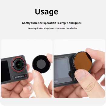 Gambar produk Kd Concept ND Filter Lensa Optical Kamera Aksi DJI Action 4/5 Pro ND16 - KFD86