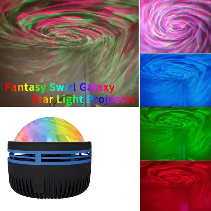 Gambar produk ZENLONG Lampu Tidur Proyektor RGB 7 Color Mode Remote USB 3W Sky Vortex - ZL5V