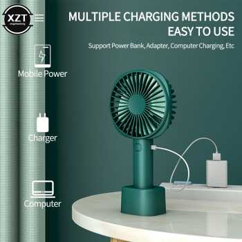 Gambar produk XZT Kipas Angin Portable Handheld Fan Rechargeable USB 1200mAh - X002