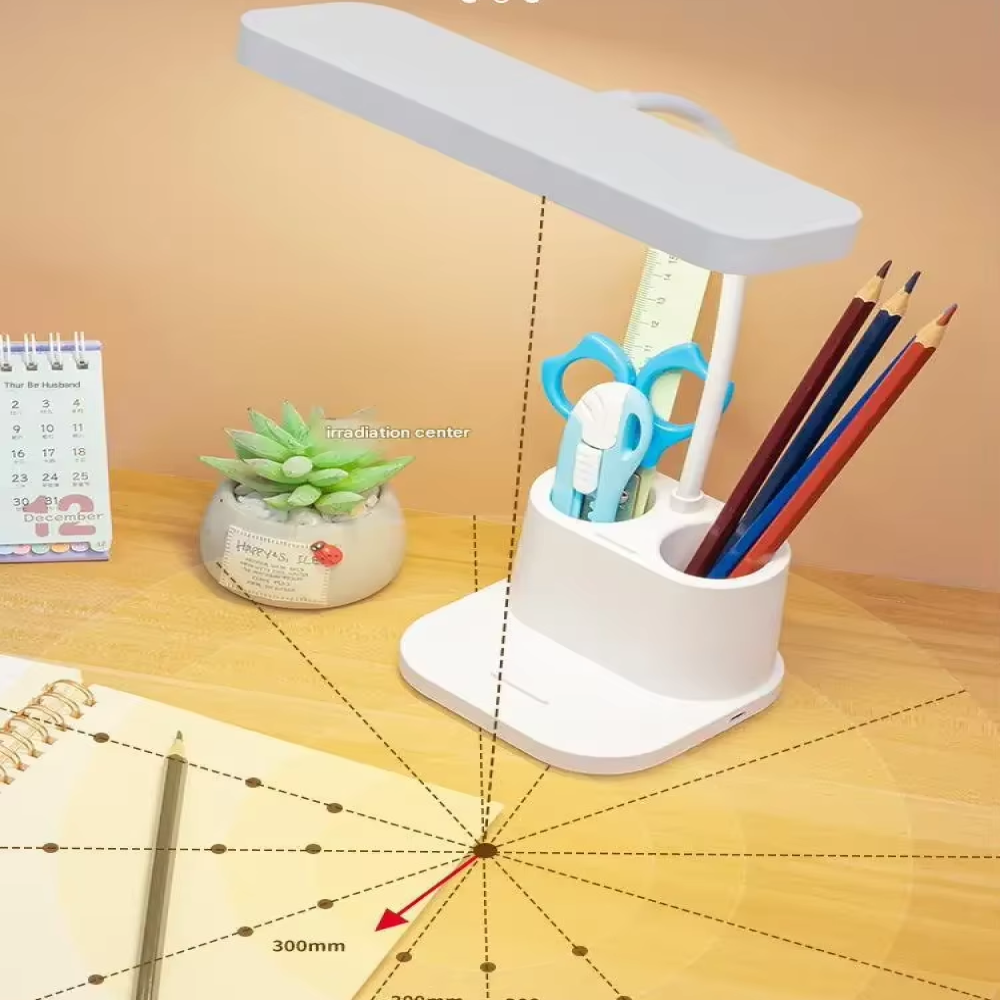 Gambar produk ART DECO Lampu Meja Belajar 3in1 Color Foldable Plug-in Pen Holder 4W - 1322