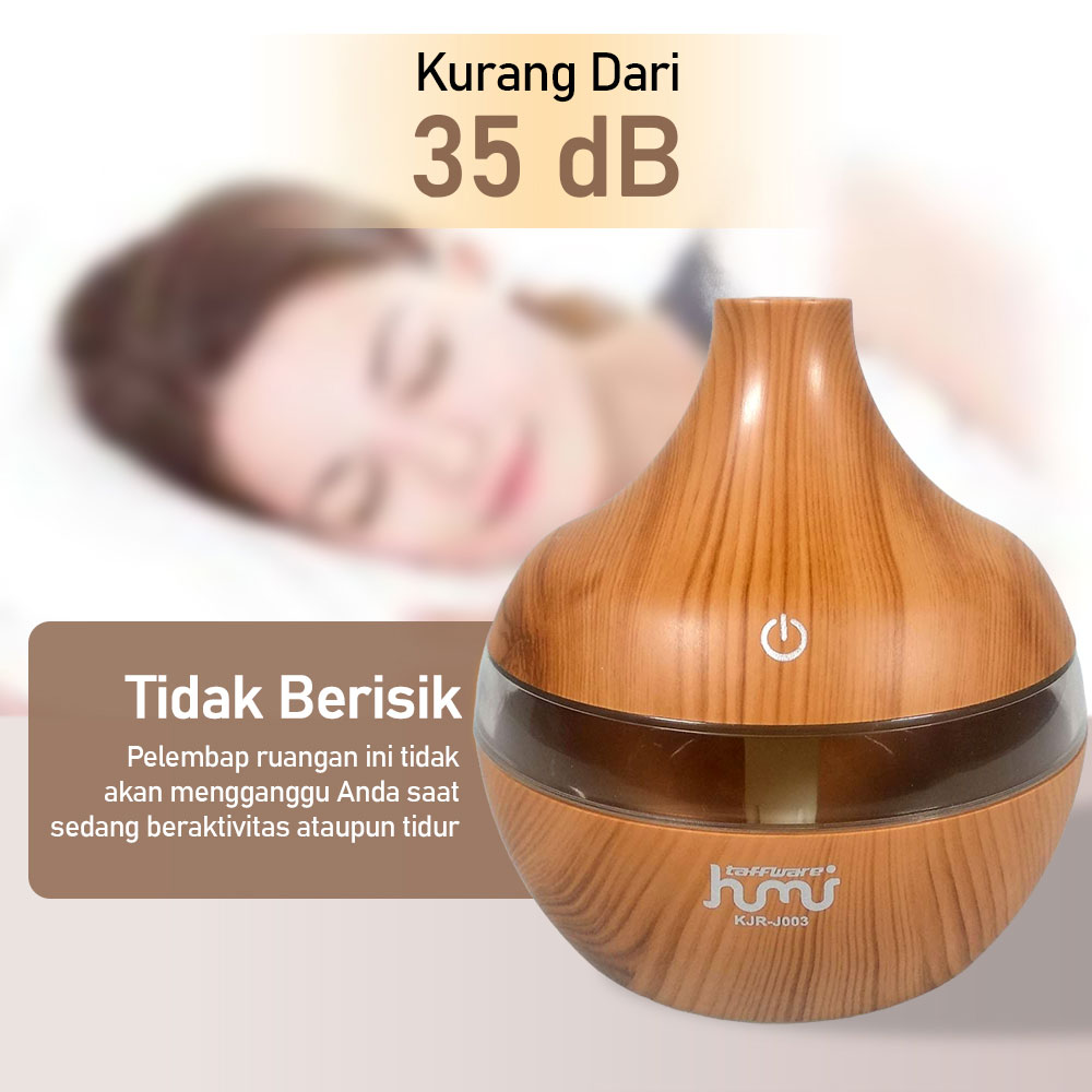 Gambar produk Taffware HUMI Air Humidifier Ultrasonic Aromatherapy Diffuser 300ml - KJR-J003