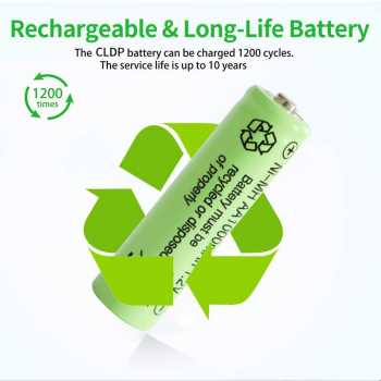 Gambar produk TROILY Baterai Rechargeable AA Ni-MH 1.2V 2 PCS 1000mAh - TR-20