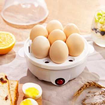 Gambar produk BONIN Alat Rebus Telur Elektrik Mini 7 Slot Egg Steamer 220V 350W - BN-10