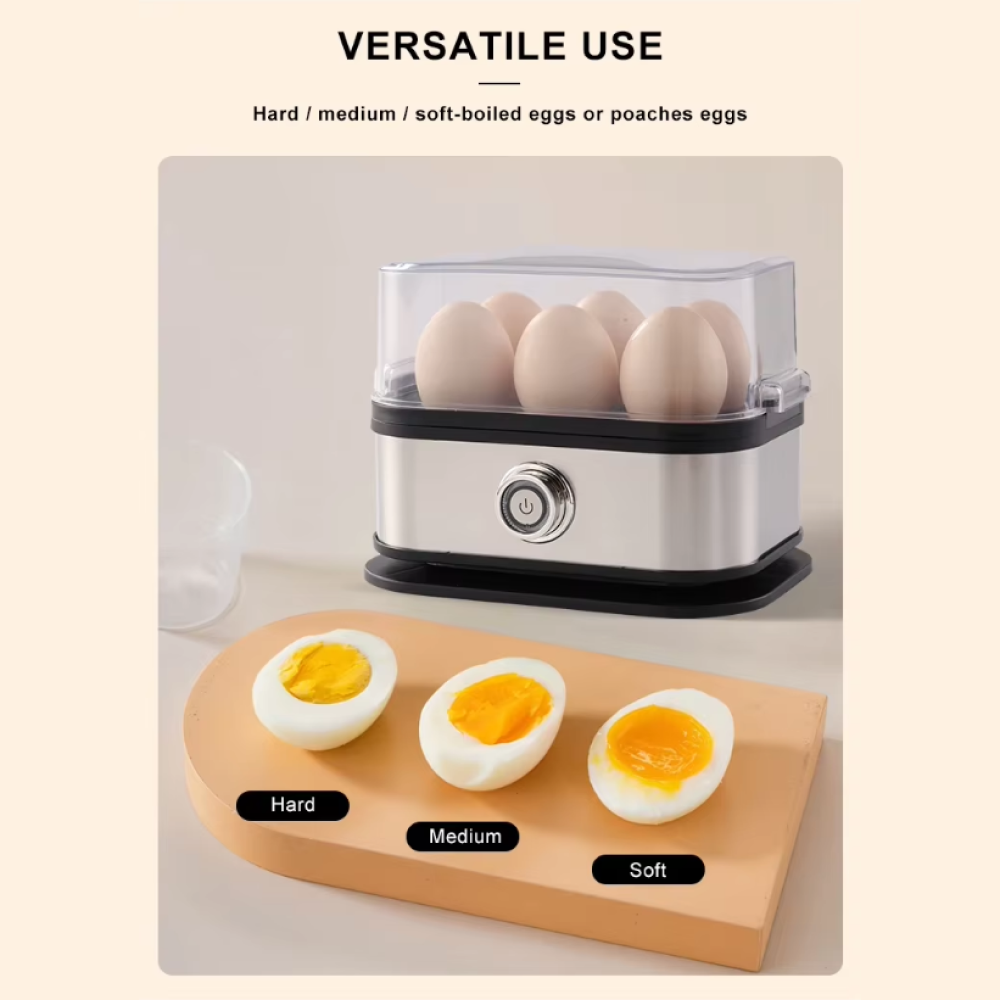 Gambar produk EDEN Alat Rebus Telur Elektrik 6 Slot Egg Steamer 220V - ED305