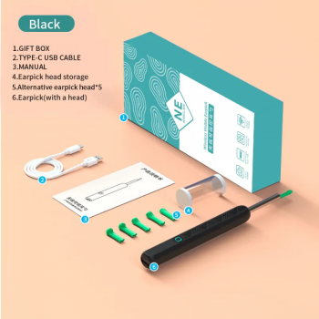 Gambar produk GEONYIEEK Kamera Endoskopi Pembersih Telinga Endoscope Wireless - NE3-D