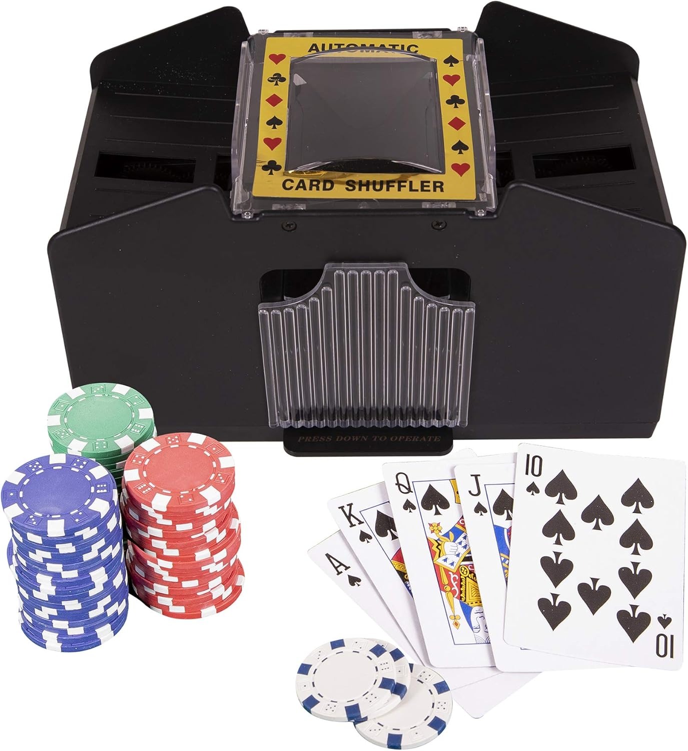 Gambar produk SILGOO Pengocok Kartu Remi Automatic Card Shuffler 2 Deck Games Kabel USB - SG19