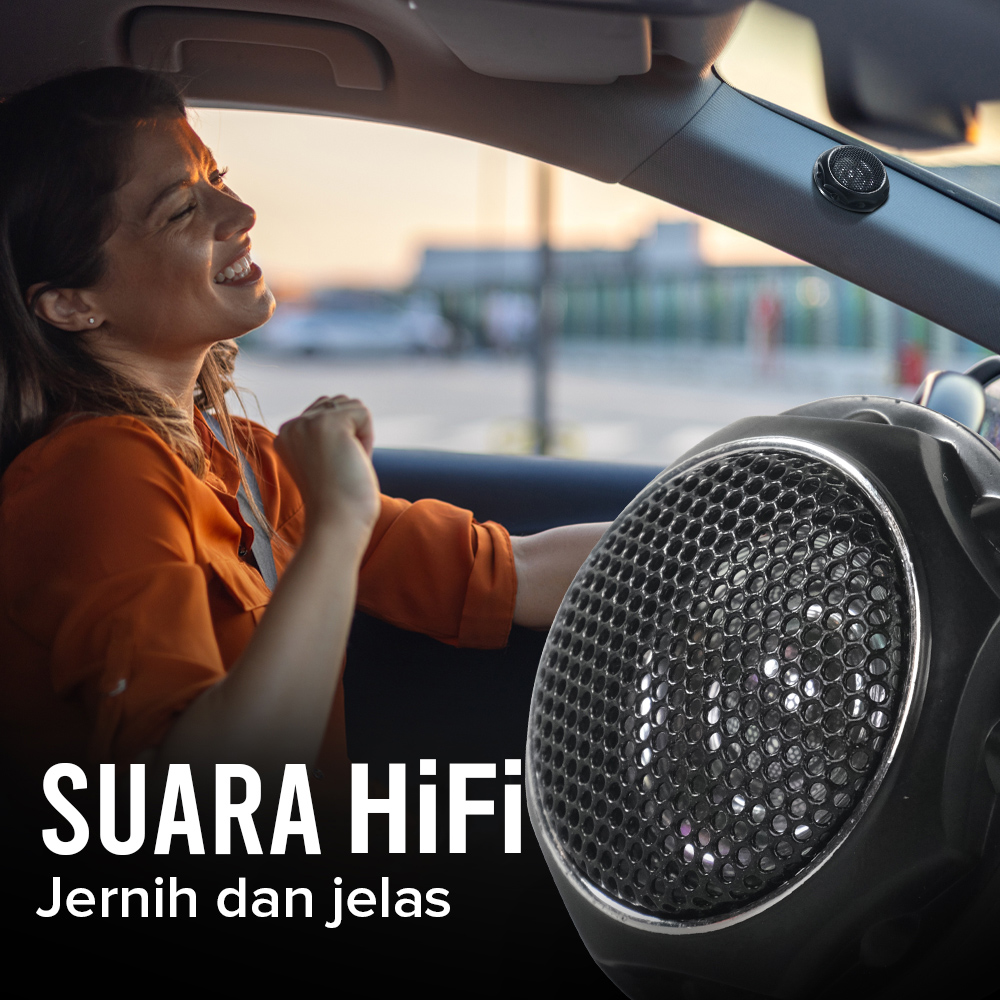 Gambar produk Pcinener Speaker Mini Dome Tweeter Loudspeaker Mobil HiFi 140W 2 PCS - TS-T280