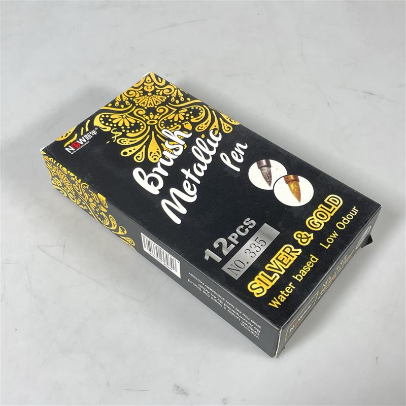 Gambar produk GuangNa Spidol Permanen Metallic Marker Pen Waterproof 10mm 12 PCS - GN-12
