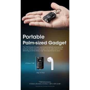 Gambar produk NITECORE Senter LED Mini Gantungan Kunci Rechargable 600 Lumens - TINI3
