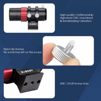 Gambar produk SVBONY Mini Guide Scope Autoguiding Mount 1.25 Inch M42 30mm - SV165