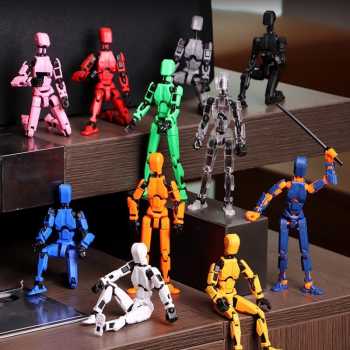 Gambar produk XMPL Action Figure Titan 13 Robot Puppet Assembly Mecha Moveable - X-13