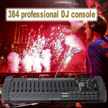 Gambar produk UPIKIT Mixer Lampu Stage Lighting Controller DMX Console DJ 384CH - DMX-384