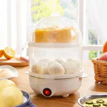 BONIN Alat Rebus Telur Elektrik Double Layer Egg Steamer 220V - BN-20