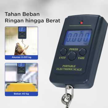 Gambar produk Vastar Timbangan Koper Tas Gantung Digital Scale 40kg 0.001kg - OCS-3