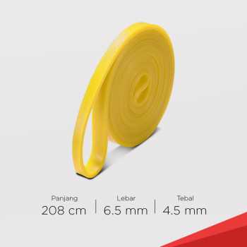 Gambar produk SPORTQ Resistance Band Belt Tali Stretching Yoga Gym Fitness Latex 5-15 LB - SQ-6
