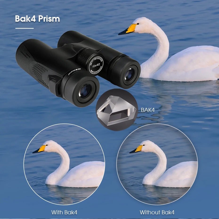 Gambar produk SVBONY Teropong Binocular HD BAK4 FMC Lens Birding Stargazing IPX7 8x32 - SV47