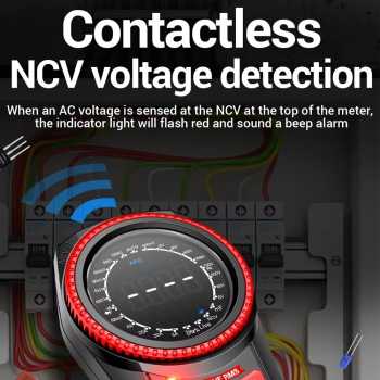 Gambar produk ANENG Digital Multimeter Portable Voltage Tester NCV LCD 6000 Count - SZ312