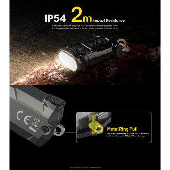 Gambar produk NITECORE Senter LED Mini Gantungan Kunci Rechargable 600 Lumens - TINI3