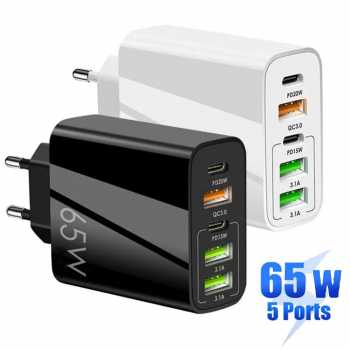 OLAF Kepala Charger Fast Charging Multi Port QC3.0 PD 65W - F002