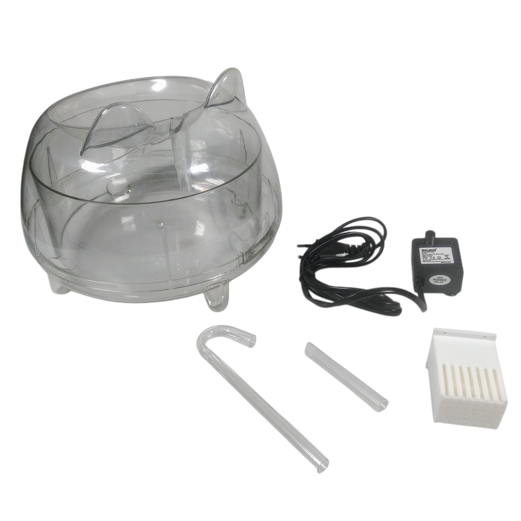Gambar produk NOEPETS Water Dispenser Fountain Tempat Air Minum Kucing Anjing 1.8L EU Plug - NP-18