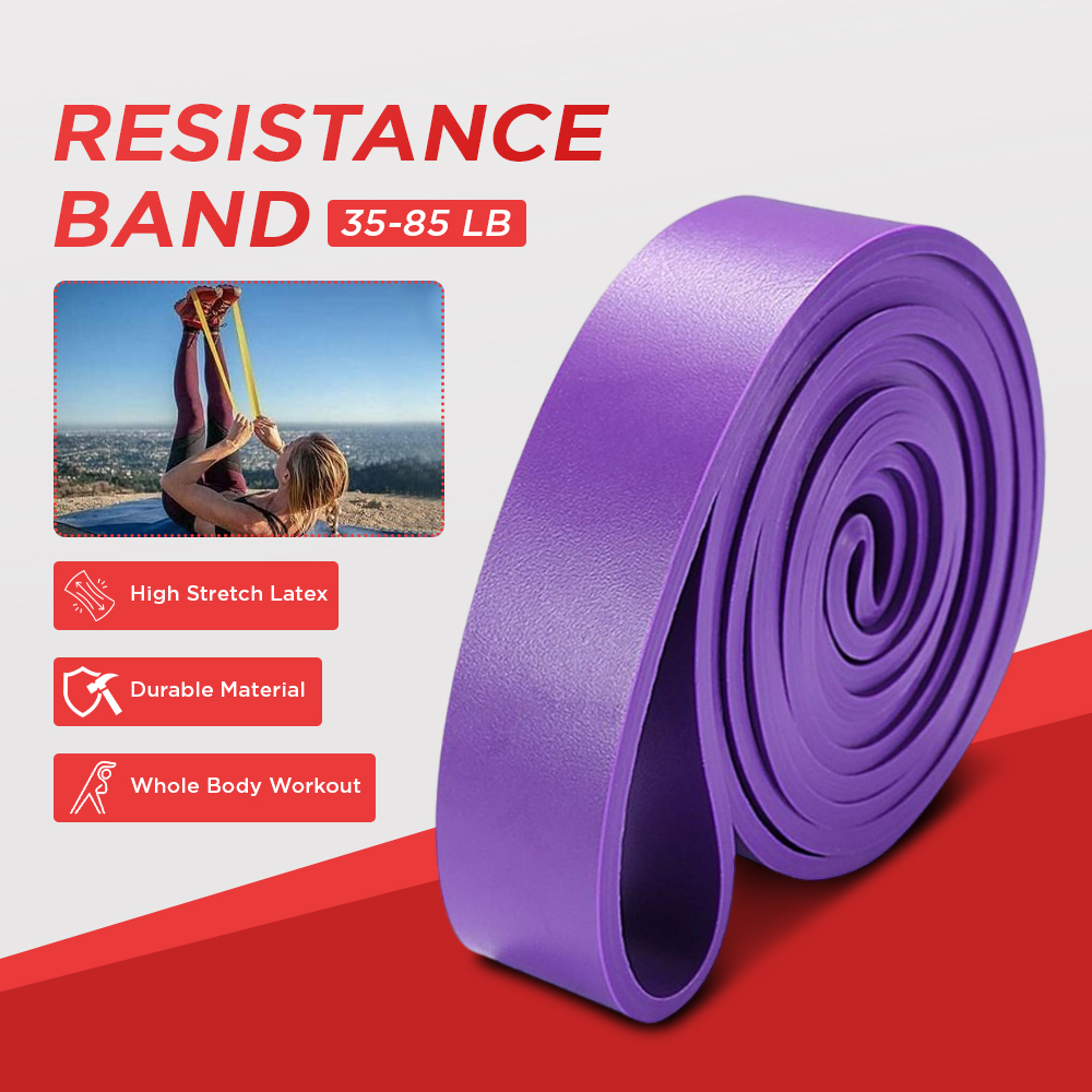 Gambar produk SPORTQ Resistance Band Belt Tali Stretching Yoga Gym Fitness Latex 35-85 LB - SQ-6